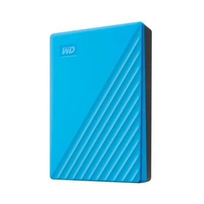 Abbildung von WD My Passport externe Festplatte 6 TB (mobiler Speicher, schlankes Design, herunterladbare Software, automatische Backups, Passwortschutz) Weiß auch kompatibel mit PC, Xbox und PS4