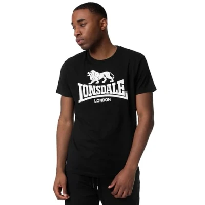 Abbildung von Lonsdale Herren St. Erney T Shirt, Schwarz, 3XL EU