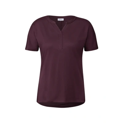 Abbildung von Cecil LÄSSIGEIKA LOOK Tshirt basic, Damen, Größe: Medium, Rot