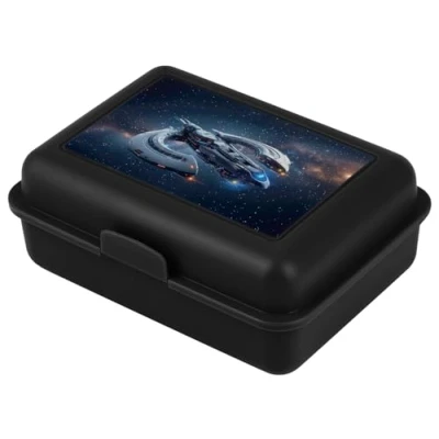 Abbildung von Baagl Brotdose Kinder für Schule Lunchbox Mädchen, Jungen, Kindergarten Jausenbox, Brotzeitbox, Brotbox, Snackbox (Space)