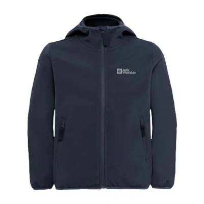 Abbildung von Jack Wolfskin FOUR Winds Jacket KIDS Unisex Softshelljacke für Kinder, Größe: 116, Night blue