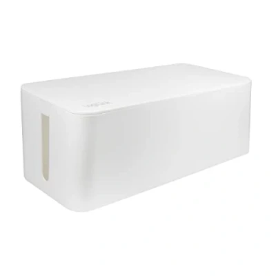 Abbildung von LogiLink KAB0063 Kabelbox groß (407 x 157 133,5 mm), weiß