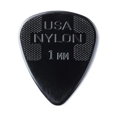 Abbildung von JIM DUNLOP 44R1.0 Nylon Standard, schwarz, 1,0 mm, 72/Beutel