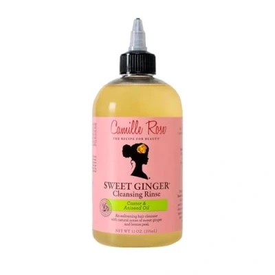Abbildung von Camille Rose Sweet Ginger Hair Cleansing Rinse Shampoo für alle Haartypen, Rizinus und Anisöl, 355 ml (1er Pack)