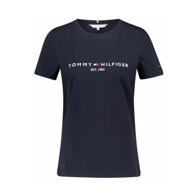 Abbildung von Tommy Hilfiger Heritage Tshirt print, Damen, Größe: XXS, Marine