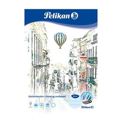 Abbildung von Pelikan 236805 Zeichenkarton A4, 25 Blatt, 1 Stück C4/25
