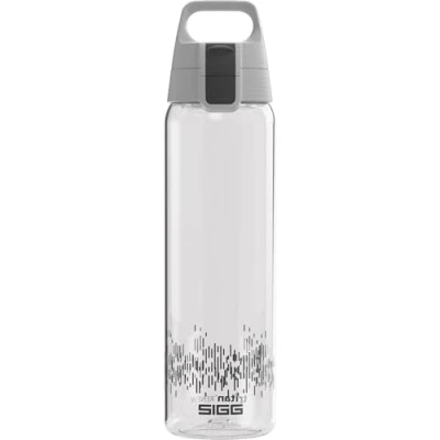 Abbildung von SIGG Total Clear ONE MyPlanet™ Trinkflasche (0.75 L), BPA freie und auslaufsichere Trinkflasche, bruchfeste Sport aus Tritan mit Fruchtfilter, Anthrazit