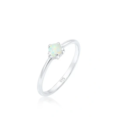 Abbildung von Elli Basic CHIC Ring silvercoloured, Damen, Größe: 54, Silver coloured