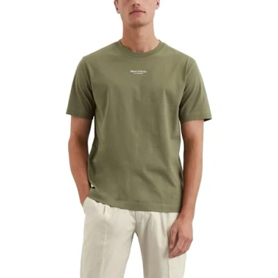 Abbildung von Marc O&#039;Polo Short Sleeve LOGO Tshirt basic, Herren, Größe: Large, Oak ash