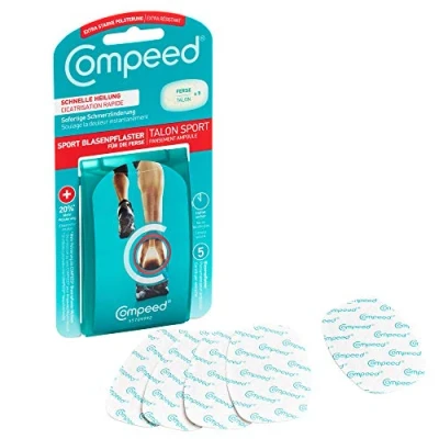 Abbildung von Compeed Blasenpflaster Extreme Hydrokolloid Pflaster für extra starken Schutz bei Blasen an den Fersen, 5