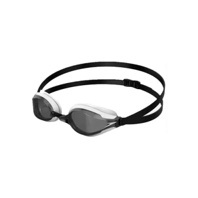 Abbildung von Speedo Unisex Fastskin Speedsocket 2 Swimming Goggles Competitive Racing Anti Fog Leak, Black/White/Smoke, One Size