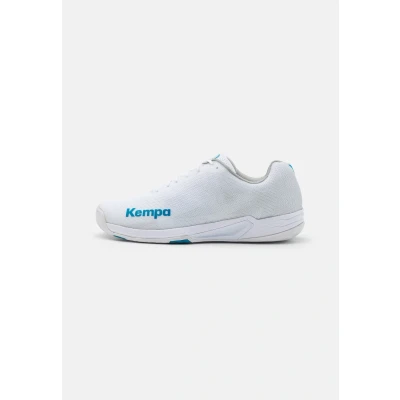 Abbildung von Kempa WING 2.0 Handballschuh, Herren, Größe: 43, White/deep blue Textil/synthetik