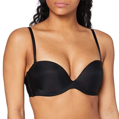 Abbildung von Triumph Stepy SOFT trägerloser/variabler BH, Damen, Größe: 70A, Black