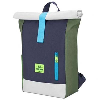 Abbildung von Johnny Urban Rucksack Kinder Jungen &amp; Mädchen Grün Junior Aaron Kinderrucksack mit Brustgurt Aus recyceltem Material Ab 3 Jahre 8L Wasserabweisend