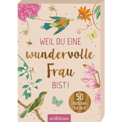 Abbildung von Weil du eine wundervolle Frau bist!: 50 Kärtchen für dich Kartenbox mit Komplimenten tolle Frauen