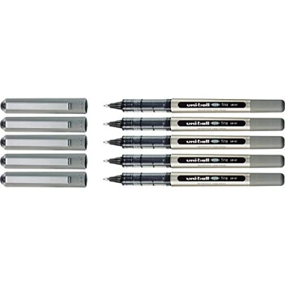 Abbildung von Uni Ball Eye Fine UB157 Tintenroller (5er Pack, schwarz)