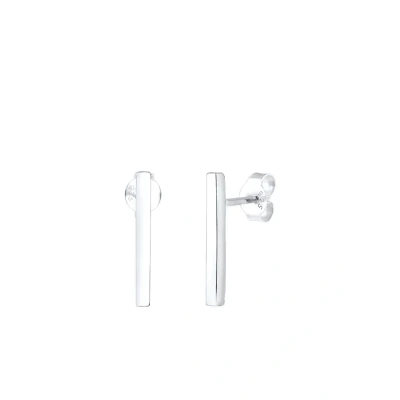 Abbildung von Elli GEO Minimal Ohrringe silvercolored, Damen, Größe: One Size, Silver colored