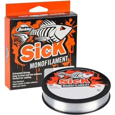 Abbildung von BERKLEY Sick Monofilament, farblos, 0.33 300m