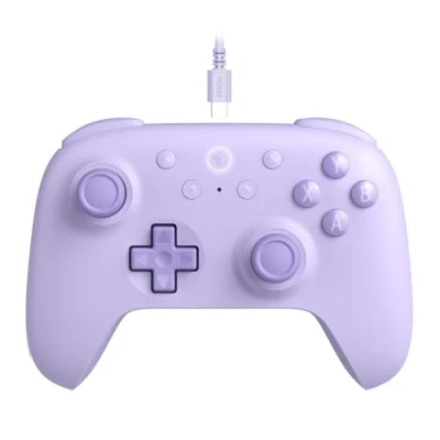 Abbildung von 8Bitdo Ultimate 2C Wired Controller for Windows PC and Android, with 1000Hz Polling Rate, Hall Effect Joysticks Triggers, Remappable L4/R4 Bumpers (Peach)