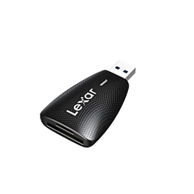 Abbildung von Lexar Multi Card 2 in 1 USB 3.1 Externe Kartenlesegeräte, Bis zu 312 MB/s für UHS I II SD Karte und Micro Karte, Kartenleser kompatibel mit 3.0/2.0, Karten Adapter (LRW450UBAMZN)