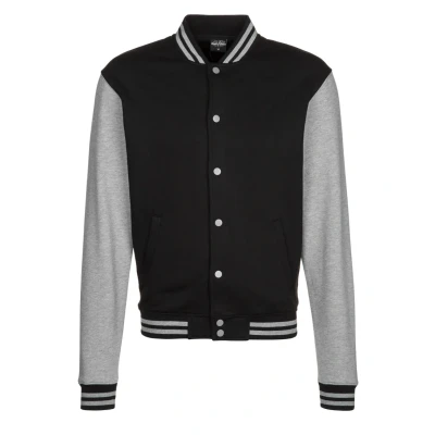 Abbildung von Urban Classics Herren 2 tone College Sweatjacket, Blk/Gry, L EU