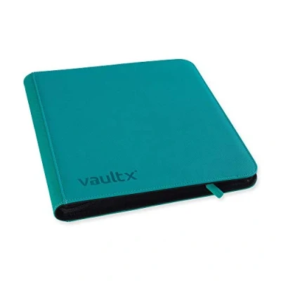 Abbildung von Vault X Premium Exo Tec XL Zip Binder 12 Pocket Trading Card Album Folder 624 Side Loading for TCG (Teal)