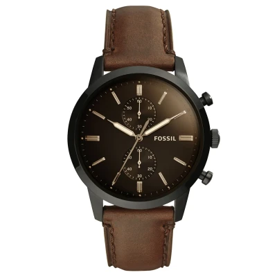 Abbildung von Fossil 44MM Townsman Chronograph, Herren, Größe: One Size, Braun