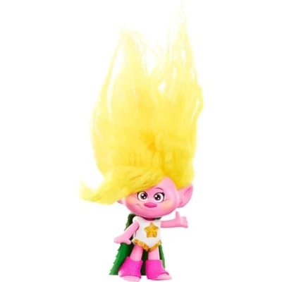 Abbildung von Mattel DREAMWORKS TROLLS Gemeinsam Stark Puppen Königin Poppy, Viva, Branch, Guy Diamond mit Tiny Plüschhaar und 5 Gelenke, für Kinder ab 3 Jahren, HNF07