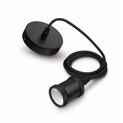 Abbildung von Philips myLiving Hängeleuchte Vintage Kordel, 1 x 40W, schwarz