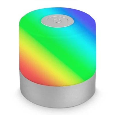 Abbildung von LED Akku Tischleuchte Smal, chrom, RGBW, Kunststoff, 7 cm