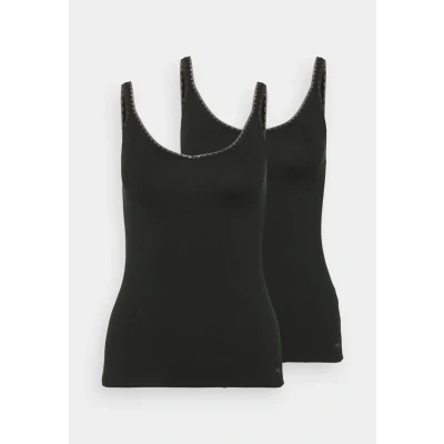 Abbildung von Sloggi GO 2 PACK Unterhemd/shirt, Damen, Größe: 65A C. 70A/B, Black