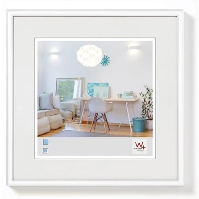Abbildung von walther design Bilderrahmen weiss 10 x cm New Lifestyle Kunststoffrahmen KV010W