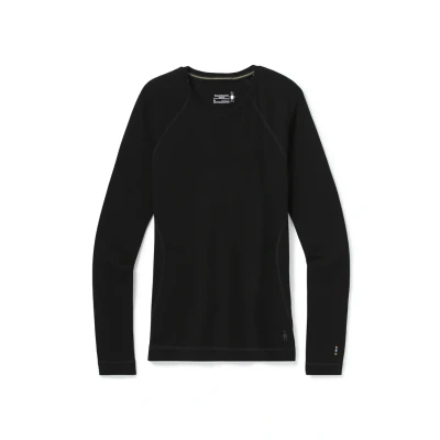 Abbildung von Smartwool Classic Thermal Merino BASE Layer CREW Langarmshirt, Damen, Größe: Medium, Black