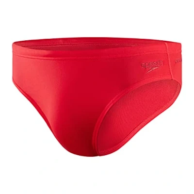 Abbildung von Speedo END Badehose Slip, Herren, Größe: 3, Fed red