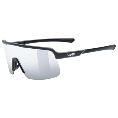 Abbildung von uvex dyrt Sportbrille für Damen und Herren großes Sichtfeld 100% UVA , B, C Schutz mirror black matt/silver one size