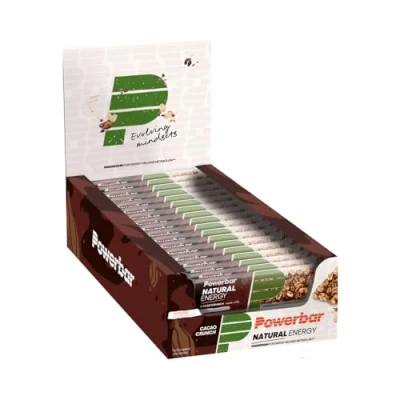 Abbildung von Powerbar Natural Energy Cereal Cacao Crunch 18x40g veganer Kohlenhydrat Energie Riegel Magnesium palmölfrei