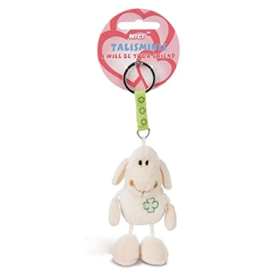Abbildung von NICI Schlüsselanhänger Talisminis Jolly Mäh weiß 7cm, Creme