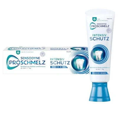 Abbildung von Sensodyne ProSchmelz Intensiv Schutz Zahnpasta, 1x75ml, tägliche Zahncreme mit Zahnschmelz Intensivschutz Technologie
