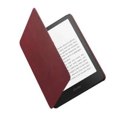 Abbildung von Brandneue Hülle für Amazon Kindle Paperwhite und Colorsoft Signature Edition Leichte wasserfeste faltbare Schutzhülle Premiumleder
