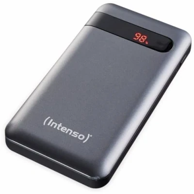 Abbildung von Intenso 7332330 Powerbank PD 10000 externer Akku mit Power Delivery &amp; Quick Charge 3(10000mAh, geeignet für Smartphone, Tablet, MP3Player, Digitalkamera), schwarz