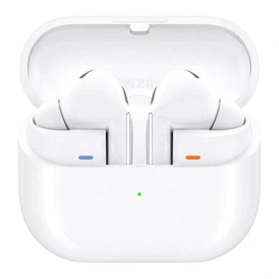 Abbildung von Samsung Galaxy Buds3 Pro Kabellose Bluetooth Kopfhörer, Active Noise Cancelling (ANC), Adaptive Geräuschunterdrückung, 360 Audio, In Ear Kopfhörer mit Hi Fi Sound, White, Inkl. Anymode Clear Cover