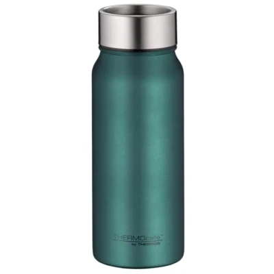 Abbildung von THERMOcafé by THERMOS TC DRINKING MUG green mat 0,50l, Thermobecher Edelstahl, Isolierbecher, Kaffeebecher to go, auslaufsicher, 9 Stunden heiß 18 kalt, spülmaschinenfest, BPA frei