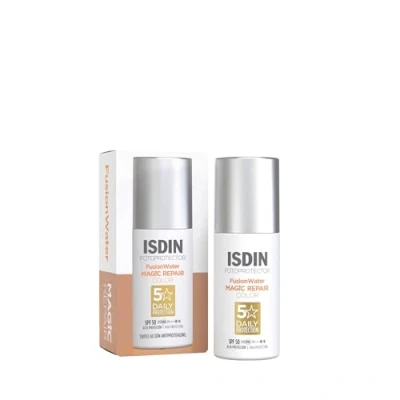Abbildung von ISDIN FW MAGIC REPAIR Color LSF 50, Tägliche Sonnencreme für das Gesicht, Dreifache Anti Aging Wirkung, 50 ml