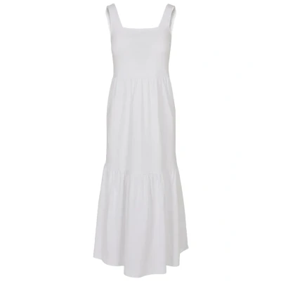 Abbildung von Urban Classics 7/8 Length Valance Summer Jerseykleid, Damen, Größe: Large, White
