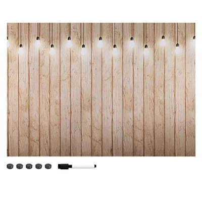 Abbildung von Navaris Magnettafel Magnetpinnwand Memoboard zum Beschriften 70x50 cm Notiztafel div. Designs Tafel abwaschbar mit Halterung Magneten Stift