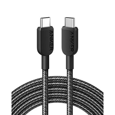 Abbildung von ANKER USB C Kabel, 310 (3m), (60W/3A) Ladekabel Schnellladen für iPhone 15/15Pro/15Plus/15ProMax, Samsung Galaxy S23, iPad Pro 2021, Air 4, MacBook 2020(USB 2.0)