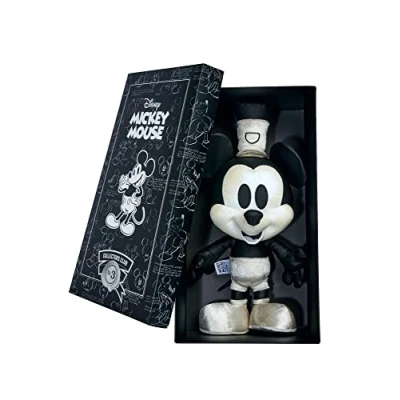 Abbildung von Simba 6315870276 Disney Dampfschiff Mickey Mouse, März Edition, Amazon Exclusiv, 35cm Plüschfigur, Micky Maus, im Geschenkkarton, Limitiert, Sonderedition, Sammlerstück, ab den ersten Lebensmonaten