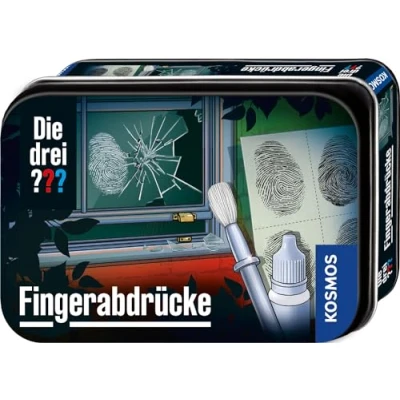 Abbildung von Die drei ??? Fingerabdrücke von KOSMOS, 632335, Detektiv Gadget, spannendes Spielzeug Set für Kinder ab 8 Jahre, Geschenk Geburtstag, Mitbringsel
