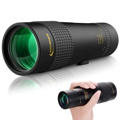 Abbildung von Aurosports 10 30x40 Zoom Monokular Teleskop Erwachsene, Bak4 Prisma Dual Fokus Fernrohr Kompakt Monokulare für Wildtiere Vogelbeobachtung Wandern Jagd Camping
