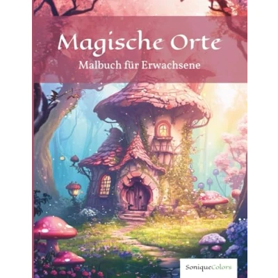 Abbildung von Magische Orte Malbuch für Erwachsene: 50 traumhafte Motive von bezaubernden Märchenwelten ein kreatives Ausmalabenteuer und entspannende Stunden voller Fantasie